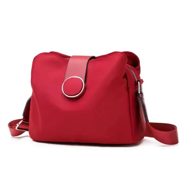 Vintage Nylon Waterproof Shoulder Bag – Women's Crossbody & Travel Handbag