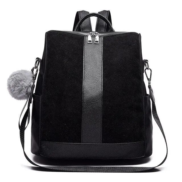 Vintage Women Backpackr Ball Female High Quality Book School Bags Teenage Girls S