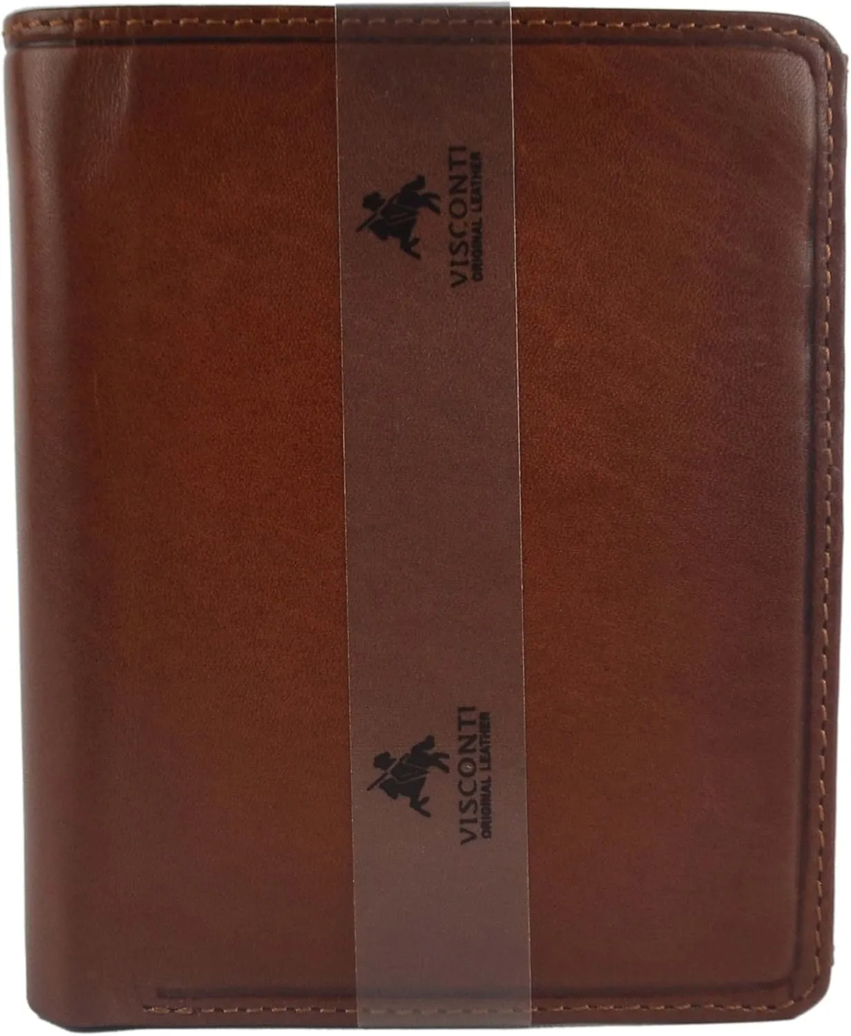 Visconti Men's Vicenza Italian Leather Wallet In Tan By Gift Boxed New Sylish