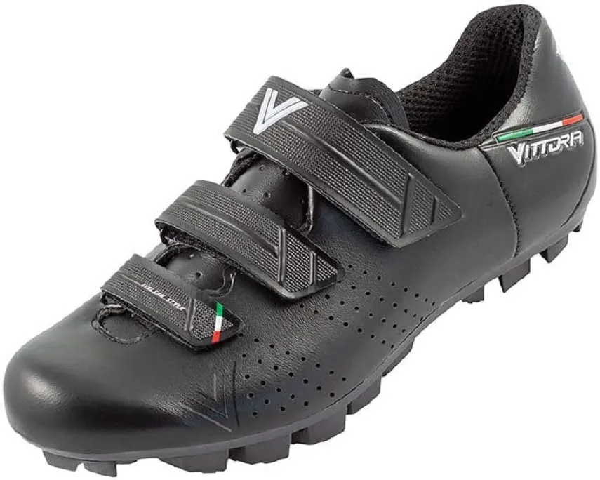 Vittoria Hera MTB Cycling Shoes (Black, EU 45 ½ US 11 ½ UK 11)