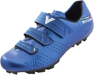 Vittoria Rapide MTB Cycling Shoes (Blue, EU 41 ½ US 8 ¼ UK 7 ¾)