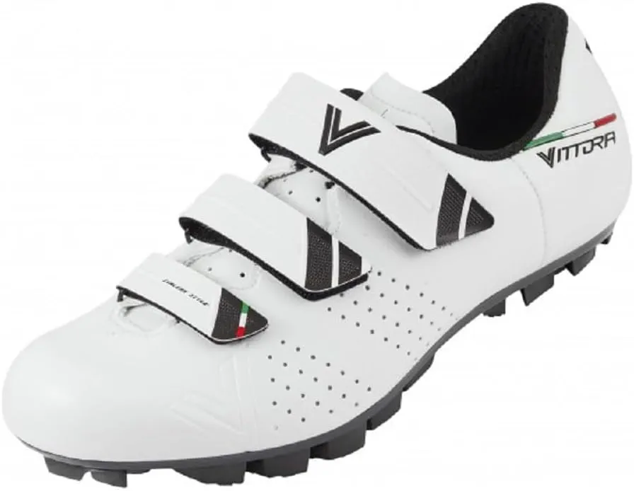 Vittoria Rapide MTB Cycling Shoes (White, EU 37)