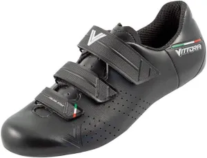 Vittoria Rapide Road Cycling Shoes (Black, EU 41 US 8 UK 7 ½)