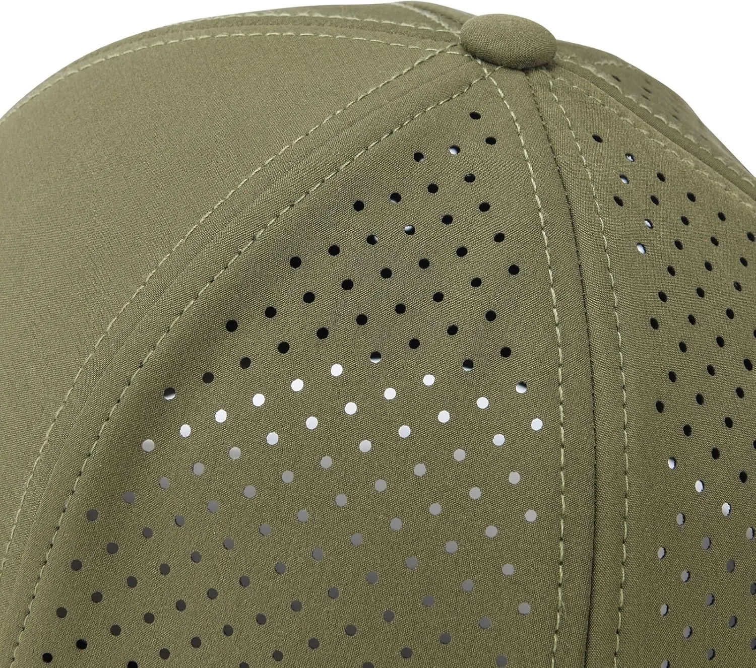 VOBOOM Men Quick Dry Baseball Cap Laser Cut Mesh Ball Curved Brim Snapback Hat