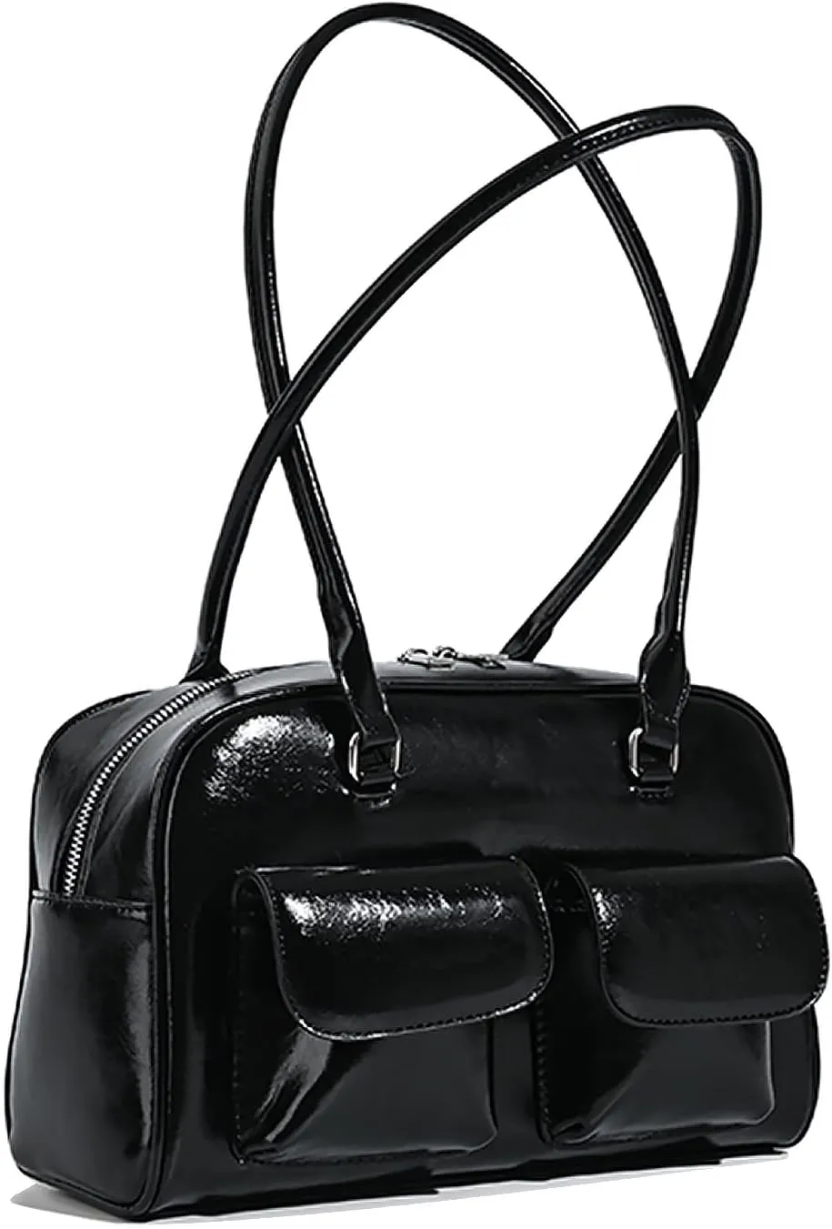 VODIU Shoulder Bag For Women,Retro Leather Tote Handbags Satchel Bag Trendy Clutch Purse