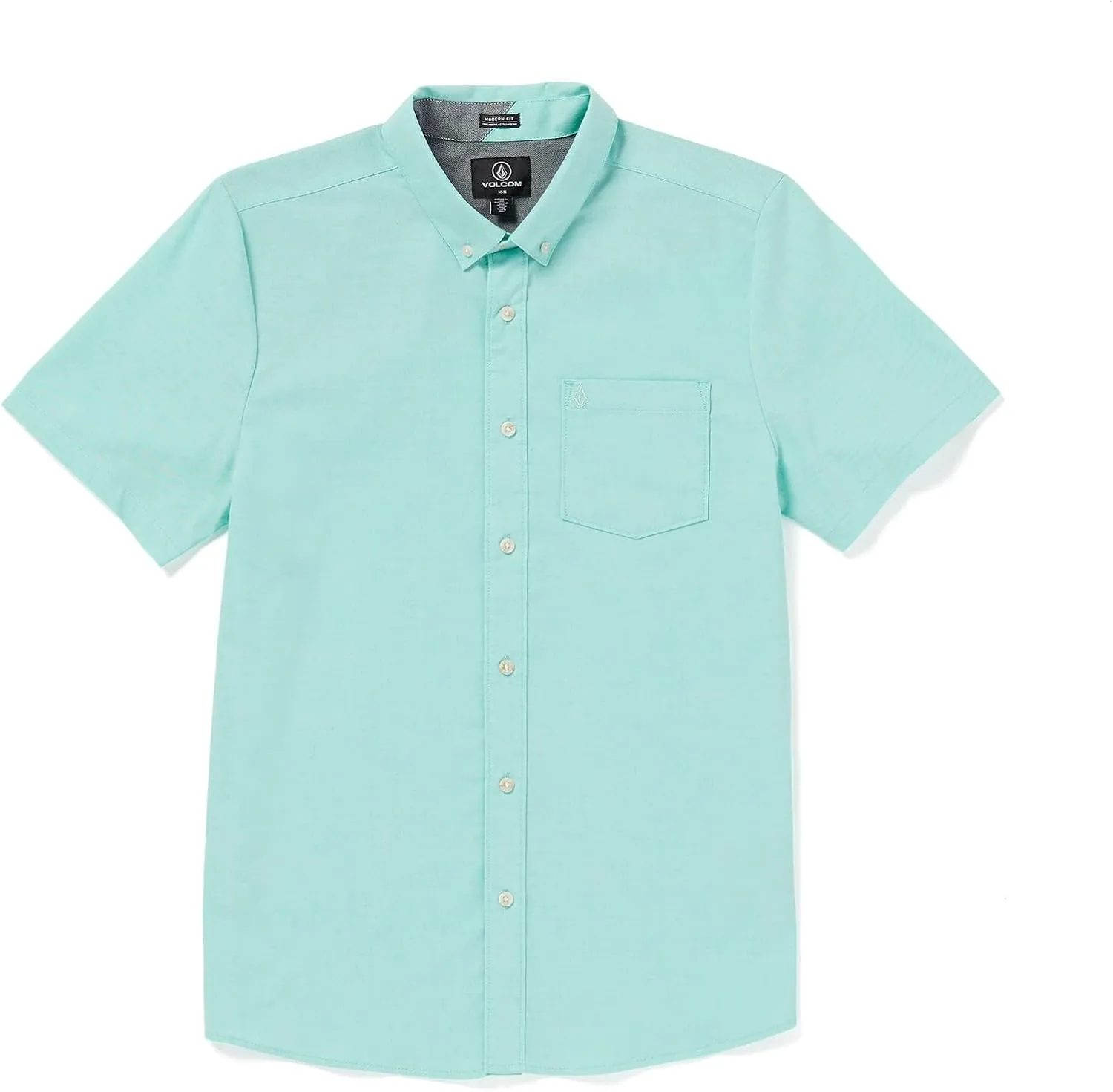 Volcom Men's Everett Oxford Short Sleeve Shirt