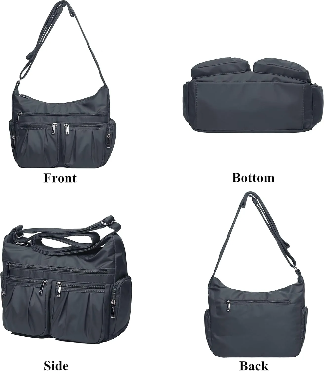 VOLGANIK ROCK Crossbody Purses for Women Shoulder Handbags Lightweight Waterproof Nylon Travel Bag Ladies Pocketbooks
