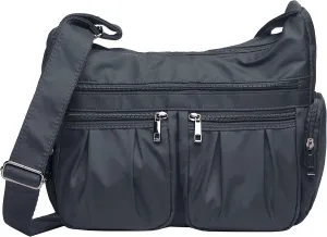 VOLGANIK ROCK Crossbody Purses for Women Shoulder Handbags Lightweight Waterproof Nylon Travel Bag Ladies Pocketbooks