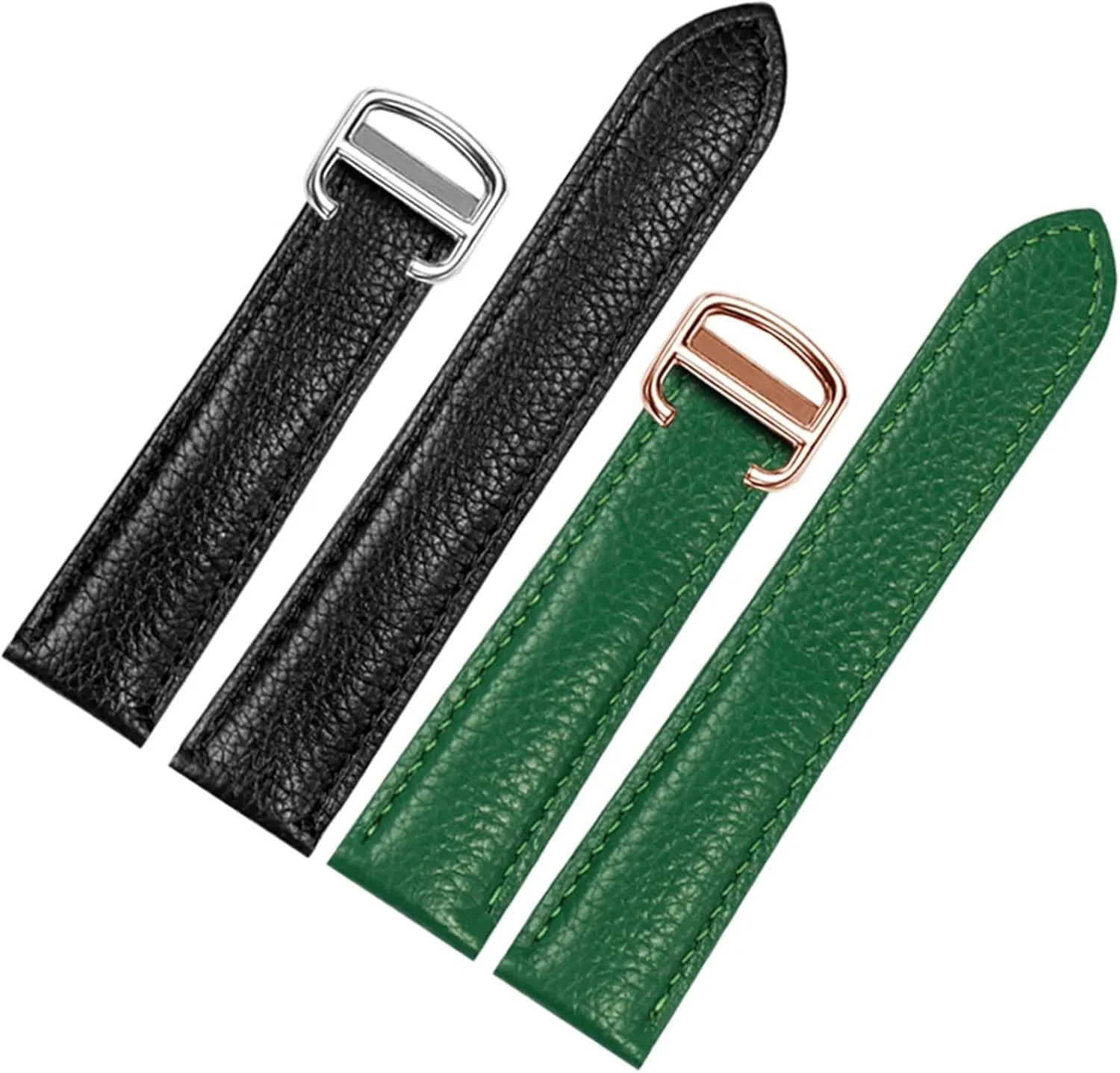 Watch Band For Cartier TANk SOLO Men Lady Deployant Clasp Watch Strap Genuine Leather soft Watch Bracelet Belt 20mm 22mm 23mm