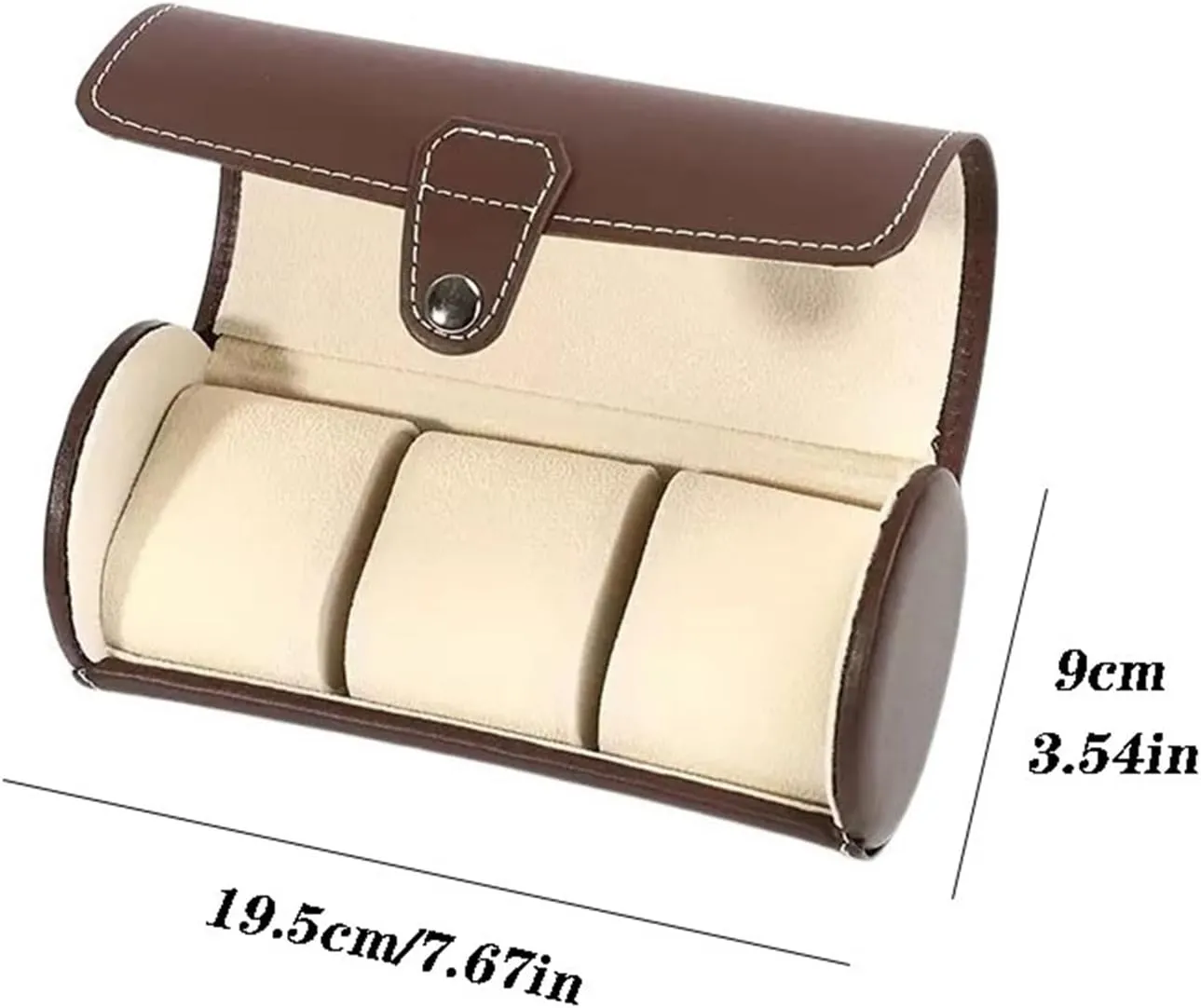 Watch Box Watch Storage Box Exquisite Watch Organizer Simple PU Leather Watch Display Box Watch Holder watch storage box(Brown)