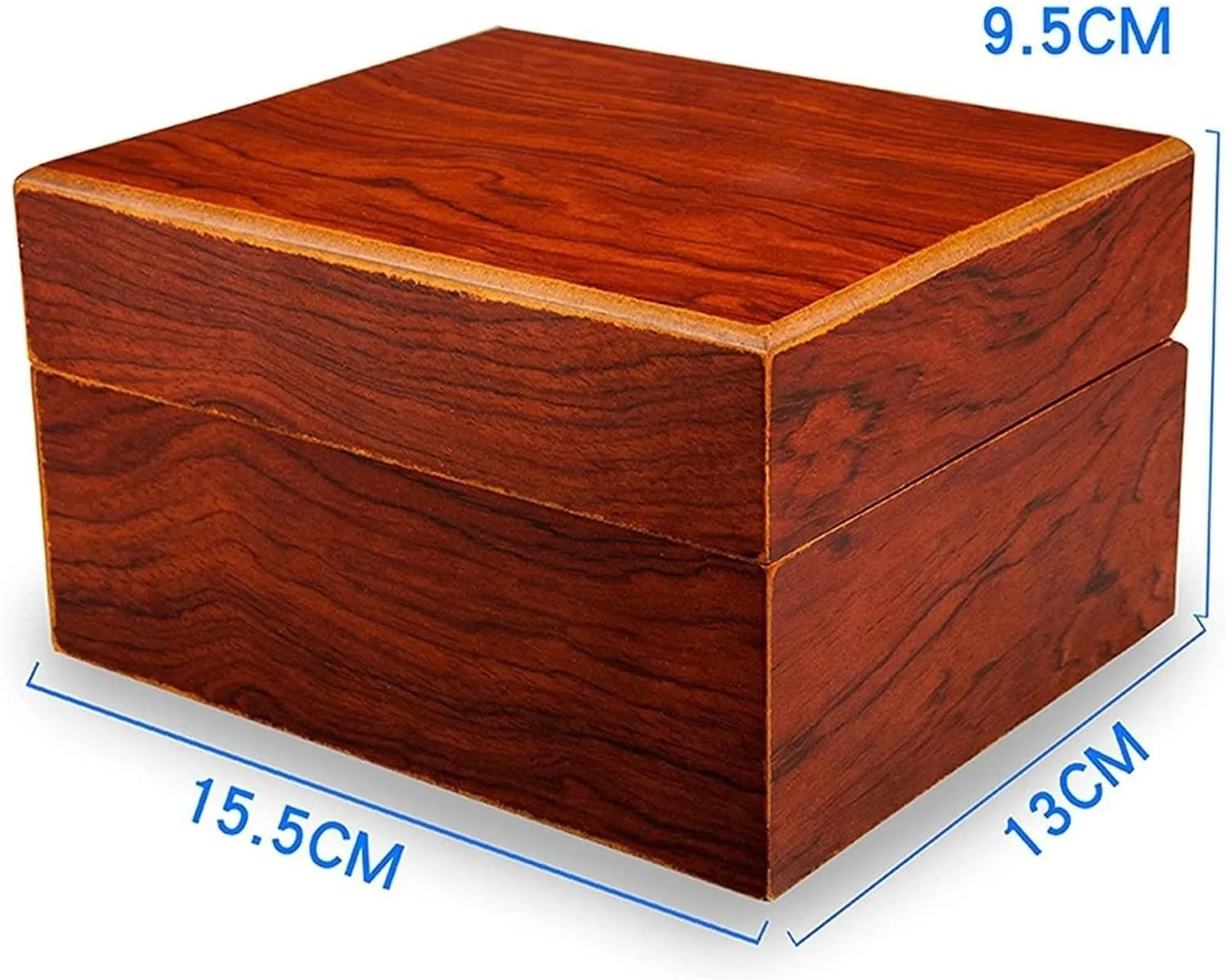 Watch Case Watch Display Organizer Single Grid Watch Storage Case Wood Gift Box Wristwatch Display Holder With Removable Cushion Watch Box