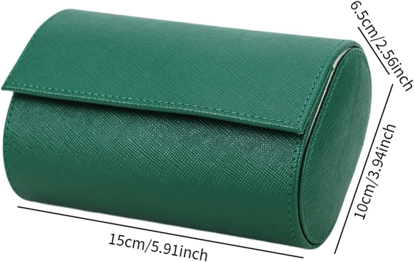 Watch Travel Case Watch Box 2 Slots Jewelry Box Wristwatch Pouch Watch Holder Watch Storage Box for Smart Watch Shop Display