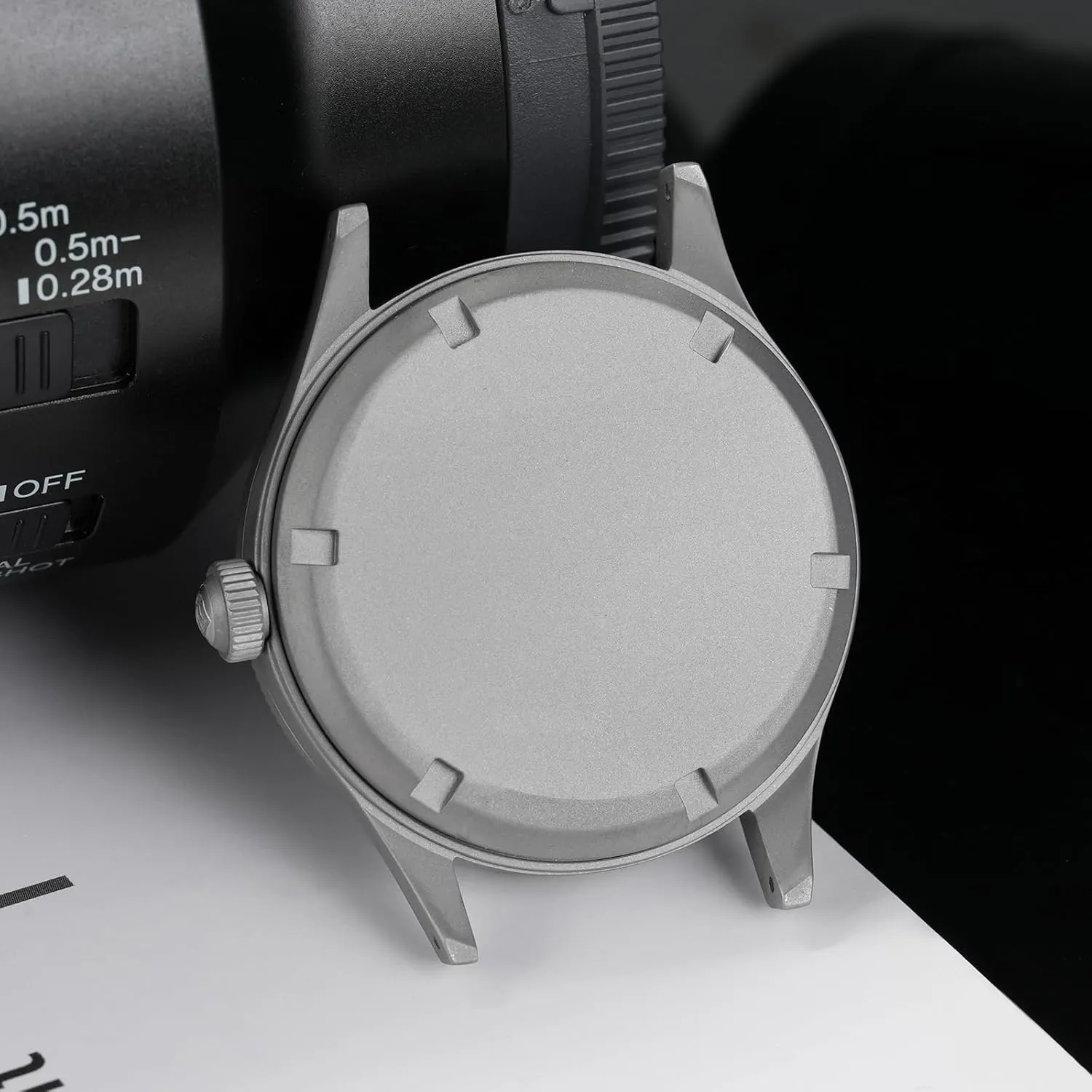 watchdives Dive Watch for Men, Vintage 50-Fathoms NH35/NH38 Automatic Watches 40mm Domed Glass 300m Waterproof Diving Wristwatch with Nylon Watch Strap