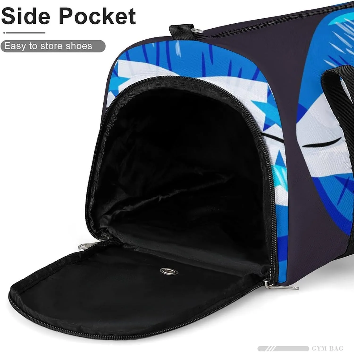 Waterproof Honduras Flag Lips Duffel Bag with Shoe Compartment Lightweight Travel Gym Bag