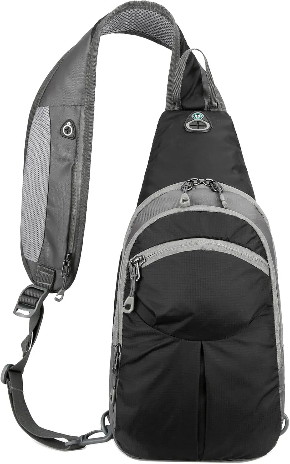 Waterproof Nylon Chest Sling Bag Crossbody Daypack for Men Women 5L Sport Outdoor Travel Hiking