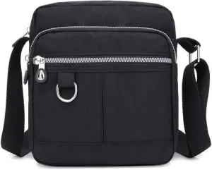 Waterproof Nylon Small Womens Crossbody Bag Purse with Adjustable Shoulder Strap Mulit-Pockets