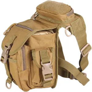 Waterproof Oxford Fabric Leg Bag for Outdoor Sports Multi-pocket Fanny Pack Adjustable Belt and Water Bottle Pocket