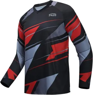 Weimostar Men's Cycling Jersey Long Sleeve MTB T Shirt Mountain Bike Motorcycle Bicycle Clothing