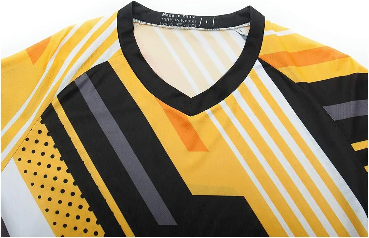 Weimostar Men's Cycling Jersey Long Sleeve MTB T Shirt Mountain Bike Motorcycle Bicycle Clothing