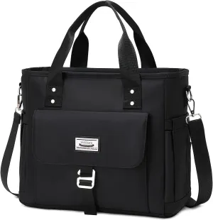 Weitars Insulated Lunch Bag for Men Women,Leak Proof Lunch Box for Work,Extra Large Lunch Tote Bag With Removable Shoulder Strap with Side Pockets,Reusable Lunch Cooler Purse For Picnic Hiking