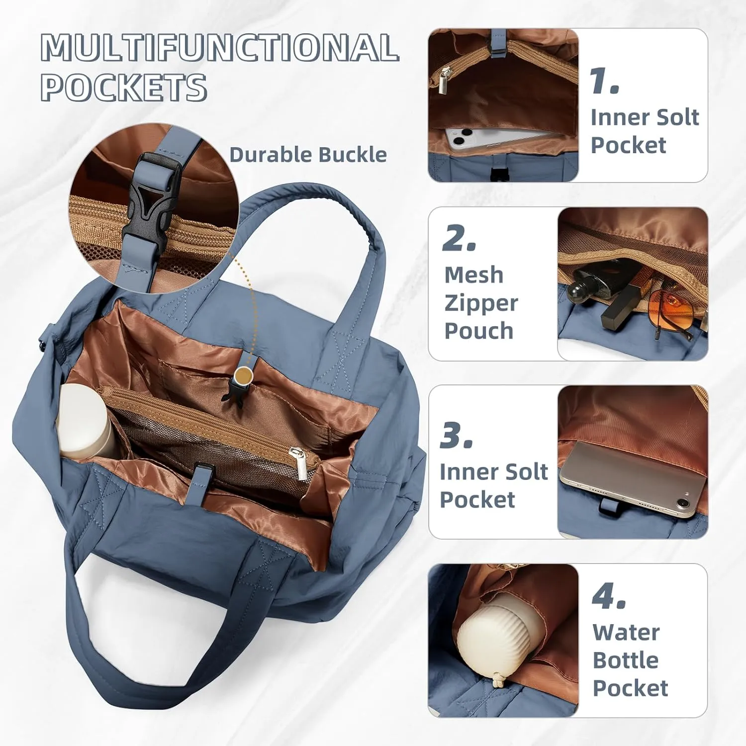 wepadre Pickleball Bag Tennis Bag for Women Men Tennis Racket Bag Crossbody Pickleball Bags for Women