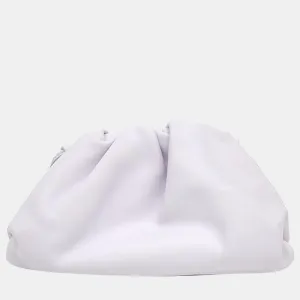 White Leather The Pouch