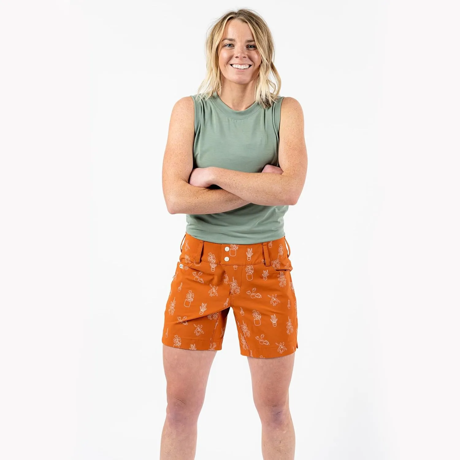 Wild Rye Women’s Freda Short, MTB Breathable Bike Shorts, UPF 50, Pockets, for Gravel & Mountain Biking