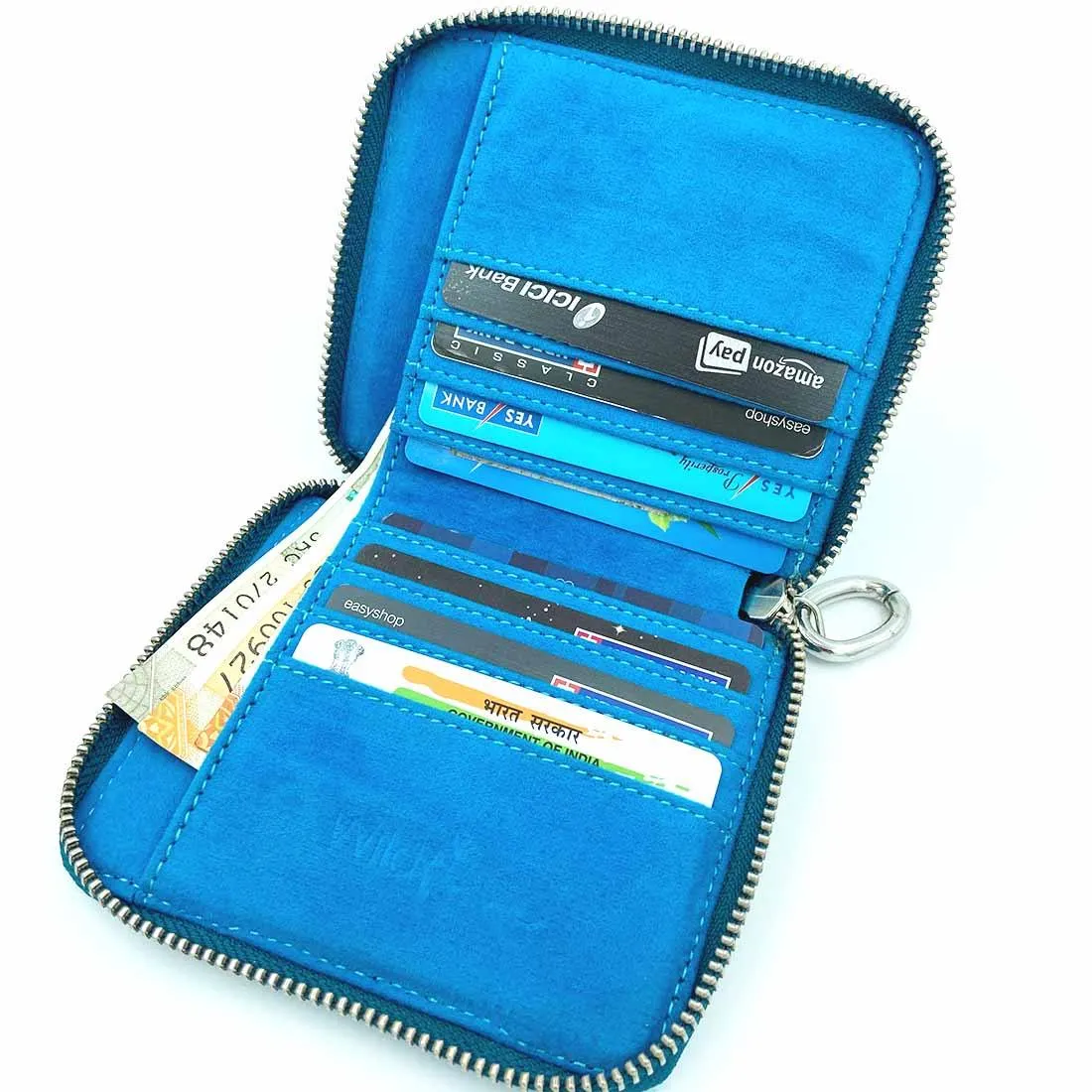 Wildlfower Blue Brigade Mini Wallet for Women