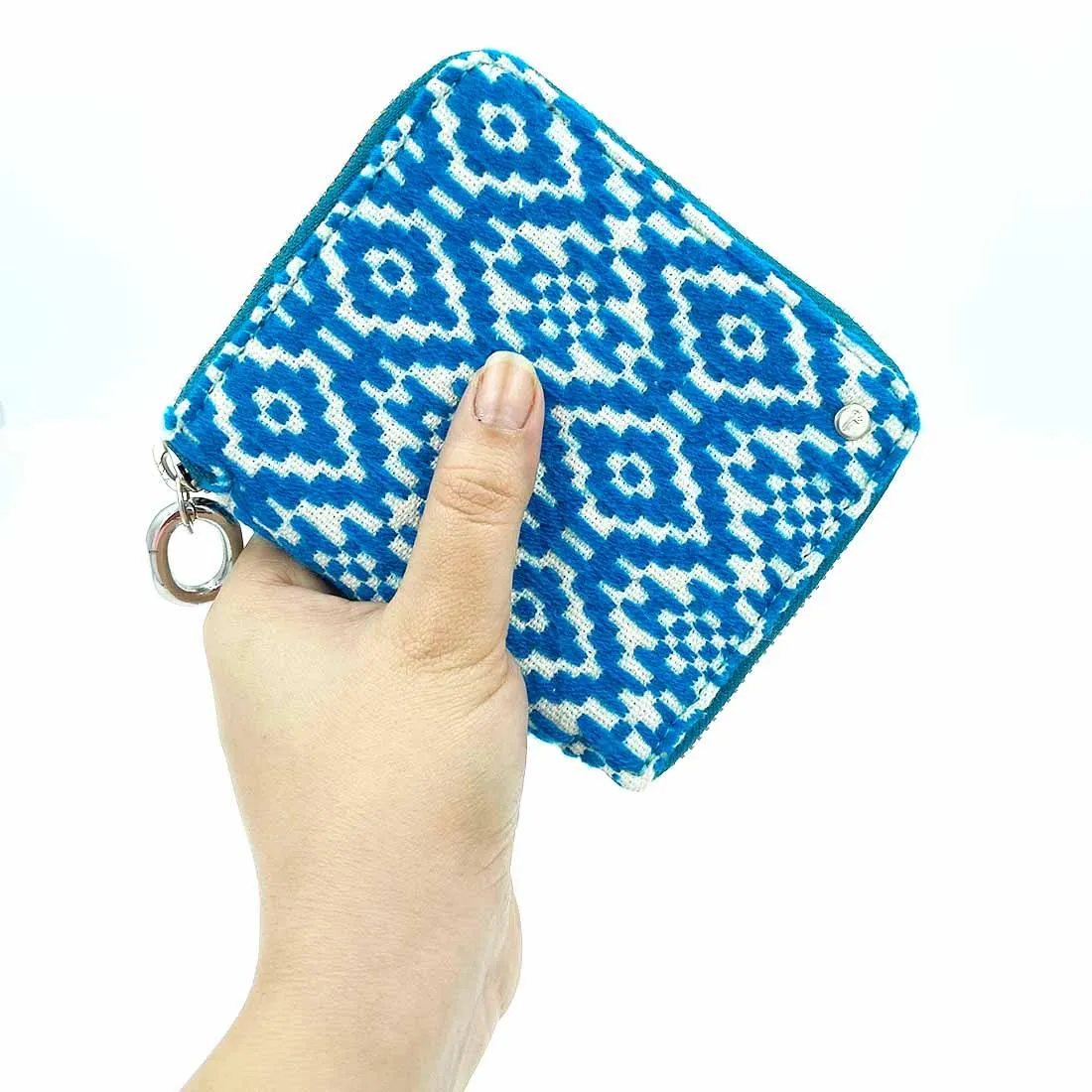 Wildlfower Blue Brigade Mini Wallet for Women