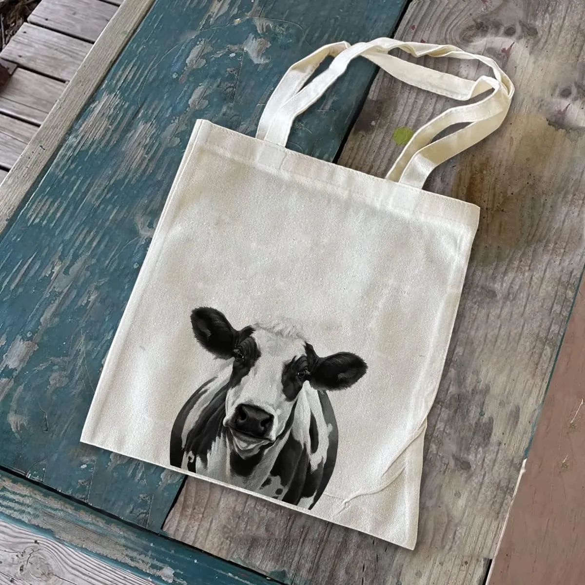 WIRESTER Canvas Tote Bag for Women Girls, Beach Bag, Grocery Shopping Bag, Shoulder Bag, Travel Tote Bag