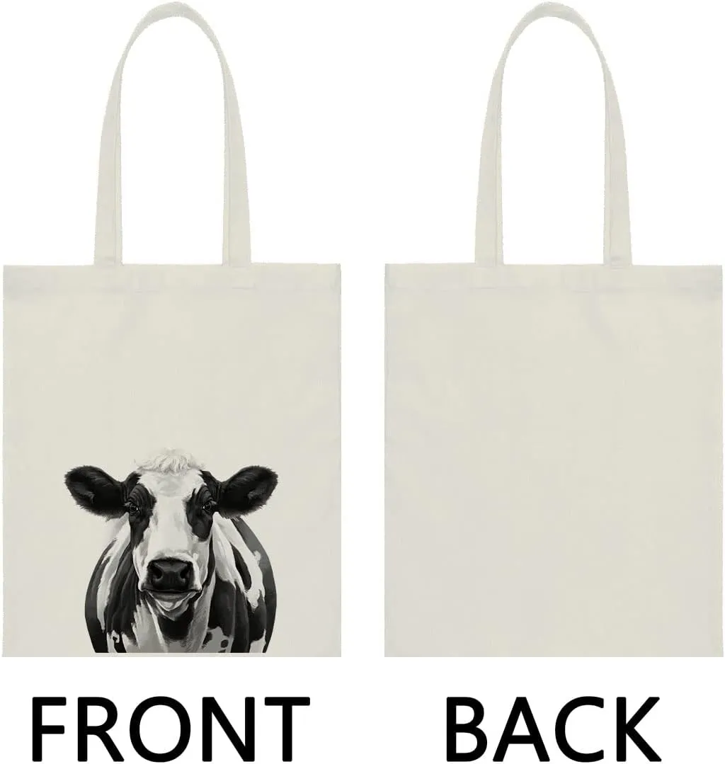 WIRESTER Canvas Tote Bag for Women Girls, Beach Bag, Grocery Shopping Bag, Shoulder Bag, Travel Tote Bag