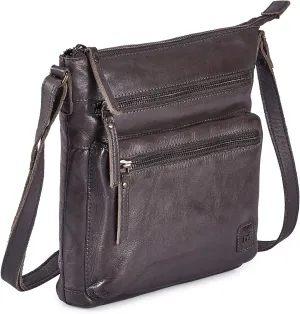 Wise Owl Accessories Small Crossbody Bags for Women Real Leather Purse Handbags Crossover Over the Shoulder Pocketbook