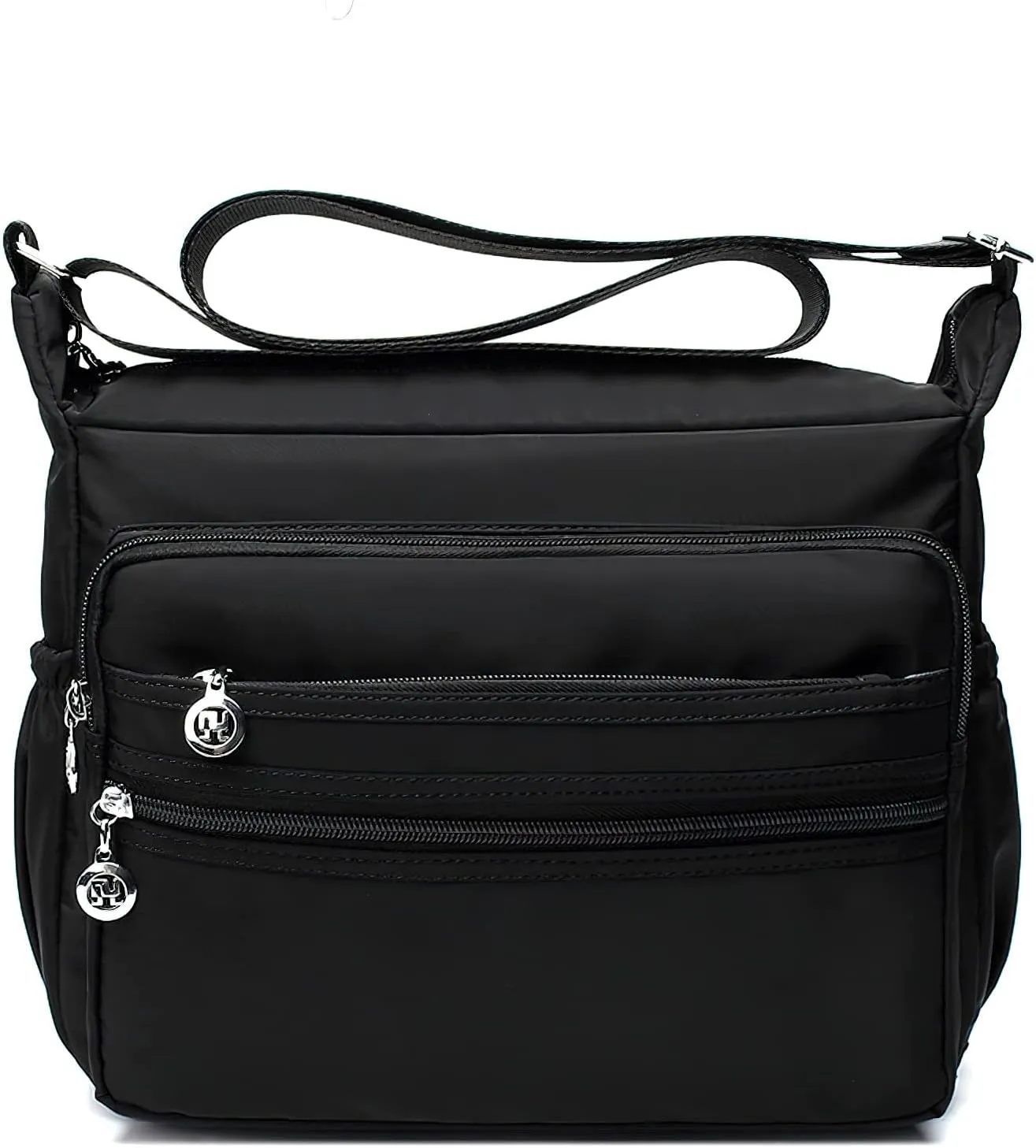 Women Crossbody bag Waterproof Nylon Shoulder Handbag Multi-Pocket Casual Messenger Bag Travel Satchel Purse