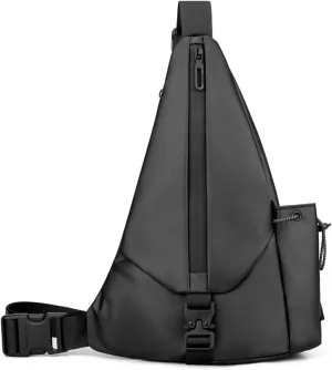 Women Mens Sling Shoulder Chest Bag Travel Hiking Daypack Nylon Water Resistant Triangle Crossbody Bags