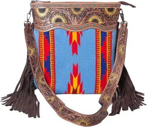 Women Natural Cowhide Leather Crossbody Bag With Adjustable Detachable Strap