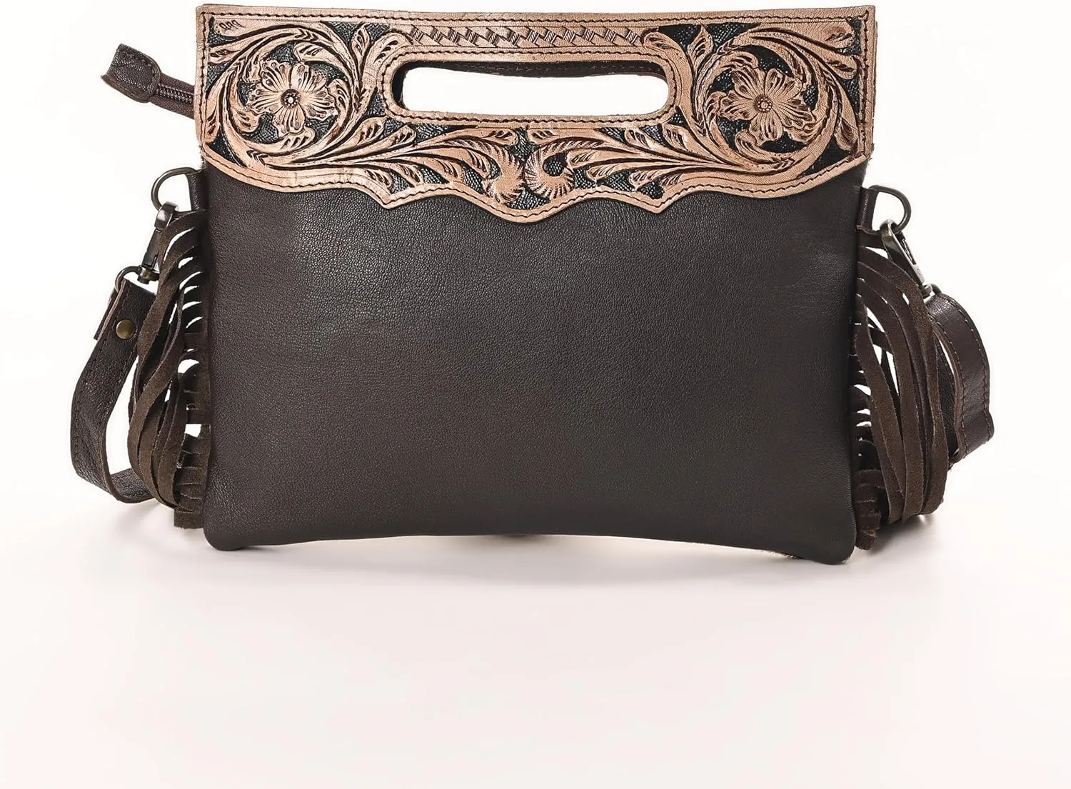 Women Natural Cowhide Leather Crossbody Sling Bag With Adjustable Detachable Strap | Shoulder Bag | Handbag