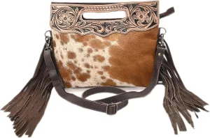 Women Natural Cowhide Leather Crossbody Sling Bag With Adjustable Detachable Strap | Shoulder Bag | Handbag