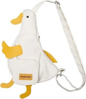 Women Nylon Shoulder Handbag Duck Purse Novelty Animal Shaped Crossbody Bag Chicken Chest bag