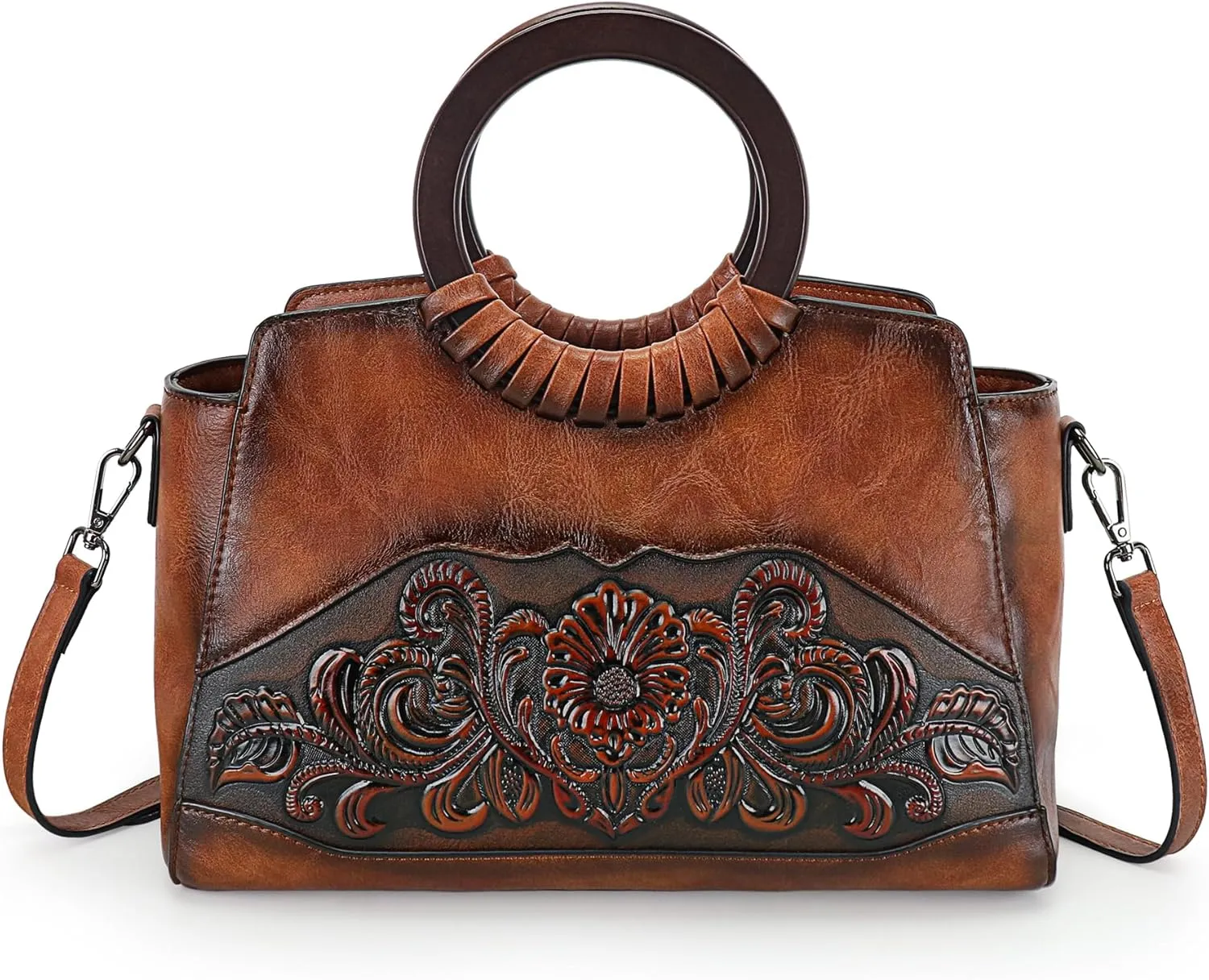 Women Satchel Handbags Crossbody Bag Top Handle Purse ans Hanbags Leather Shoulder Bag Hobo Medium Size Tote