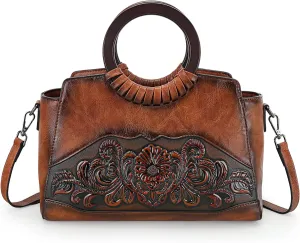 Women Satchel Handbags Crossbody Bag Top Handle Purse ans Hanbags Leather Shoulder Bag Hobo Medium Size Tote