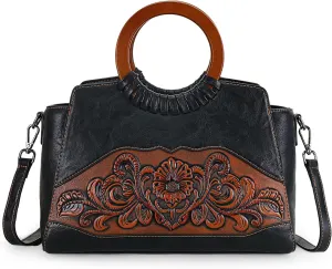 Women Satchel Handbags Crossbody Bag Top Handle Purse ans Hanbags Leather Shoulder Bag Hobo Medium Size Tote