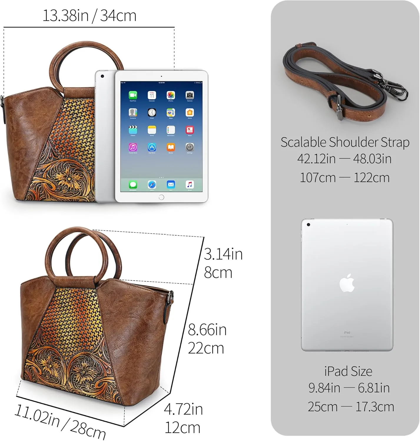 Women Satchel Handbags Crossbody Bag Top Handle Purse Medium Tote Bag Leather Shoulder Bag