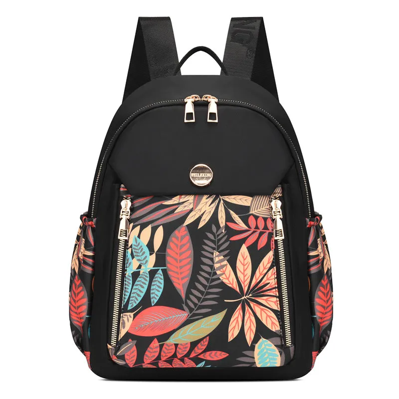 Women's Fashion Nylon Oxford Cloth Lightweight Personality Backpacks
