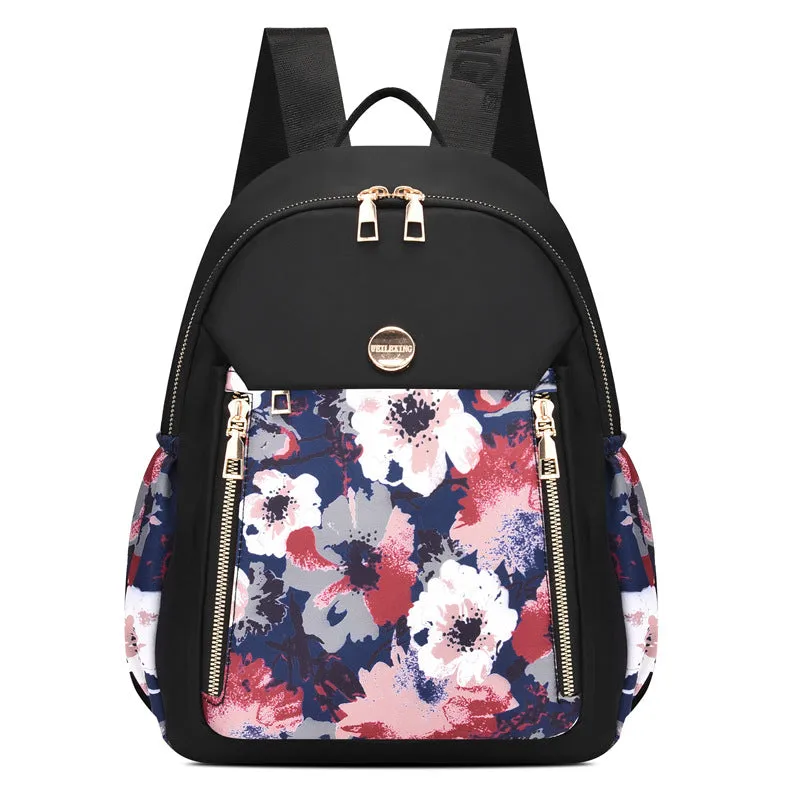 Women's Fashion Nylon Oxford Cloth Lightweight Personality Backpacks
