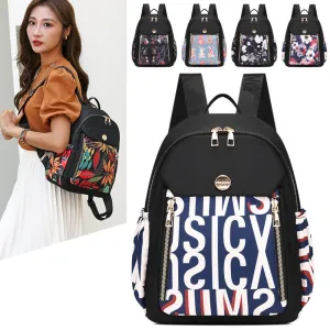 Women's Fashion Nylon Oxford Cloth Lightweight Personality Backpacks