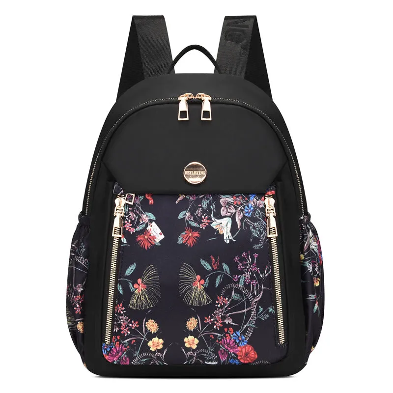 Women's Fashion Nylon Oxford Cloth Lightweight Personality Backpacks