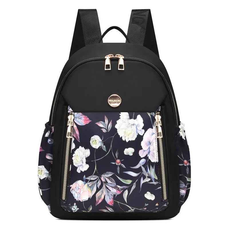 Women's Fashion Nylon Oxford Cloth Lightweight Personality Backpacks