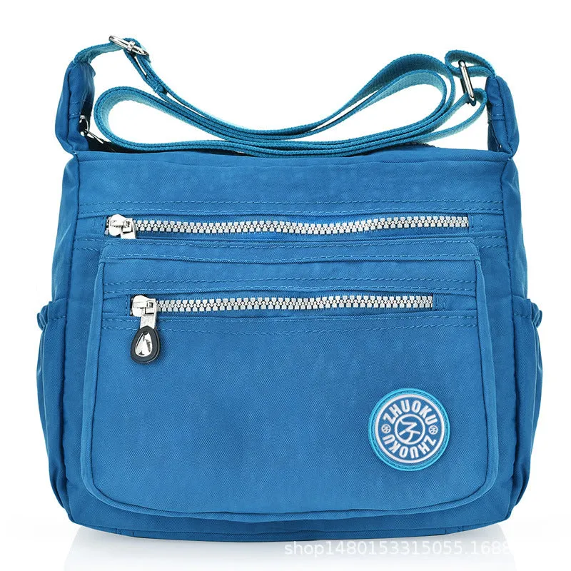 Women's Fashion Simple Nylon Waterproof Printable Crossbody Bags