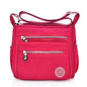 Women's Fashion Simple Nylon Waterproof Printable Crossbody Bags