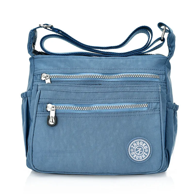 Women's Fashion Simple Nylon Waterproof Printable Crossbody Bags